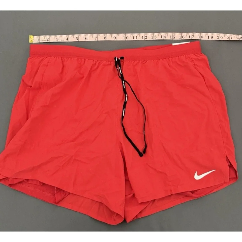 Nike Running Shorts Mens Size XXL Red Black Lined Standard Fit CJ5467-657 NEW